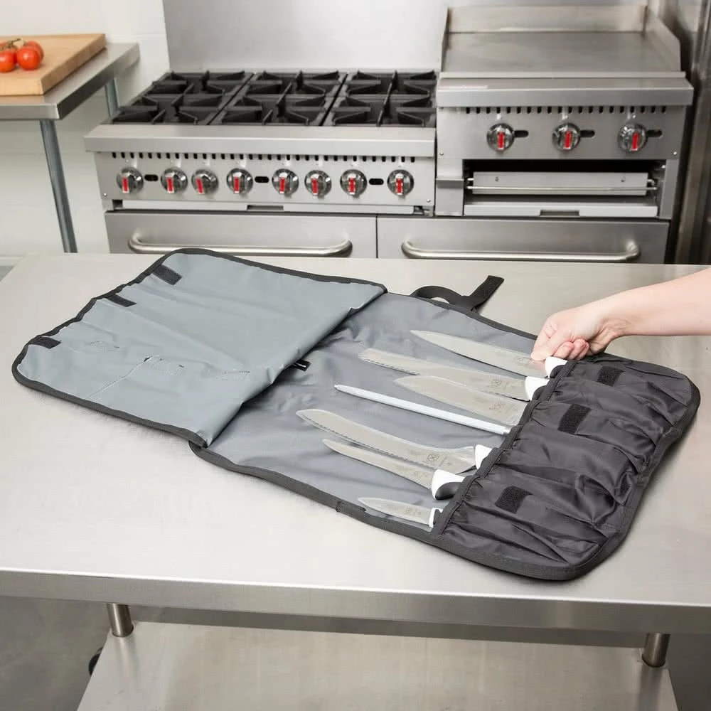 Mercer Cutlery Mercer Millennia 8pc Knife Roll Set (White) 4 Mercer Cutlery Mercer Millennia 8pc Knife Roll Set (White) - Image 2