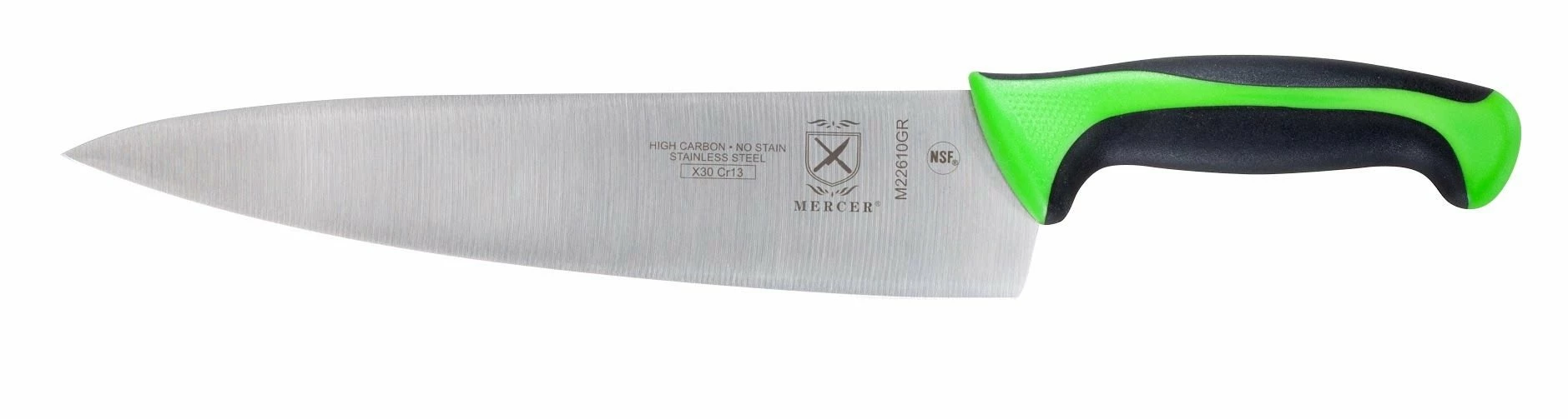 Mercer Cutlery Mercer Millennia 10" Chef's Knife (Green) 3 Mercer Cutlery Mercer Millennia 10" Chef's Knife (Green)