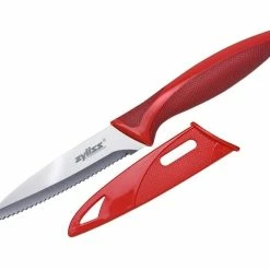Zyliss 4" Serrated Paring Knife | Red -Outlet Knife Accessories Store maxresdefault 123 42
