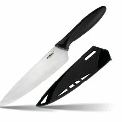 Zyliss 7.25" Chef's Knife With Cover | Black -Outlet Knife Accessories Store maxresdefault 123 44