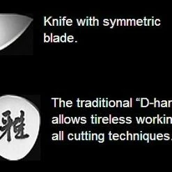 Miyabi Knives - 8" Chef's Japanese Knife - Birchwood SG2 5 Miyabi Knives - 8" Chef's Japanese Knife - Birchwood SG2 -Outlet Knife Accessories Store miyabi handle geometry 3