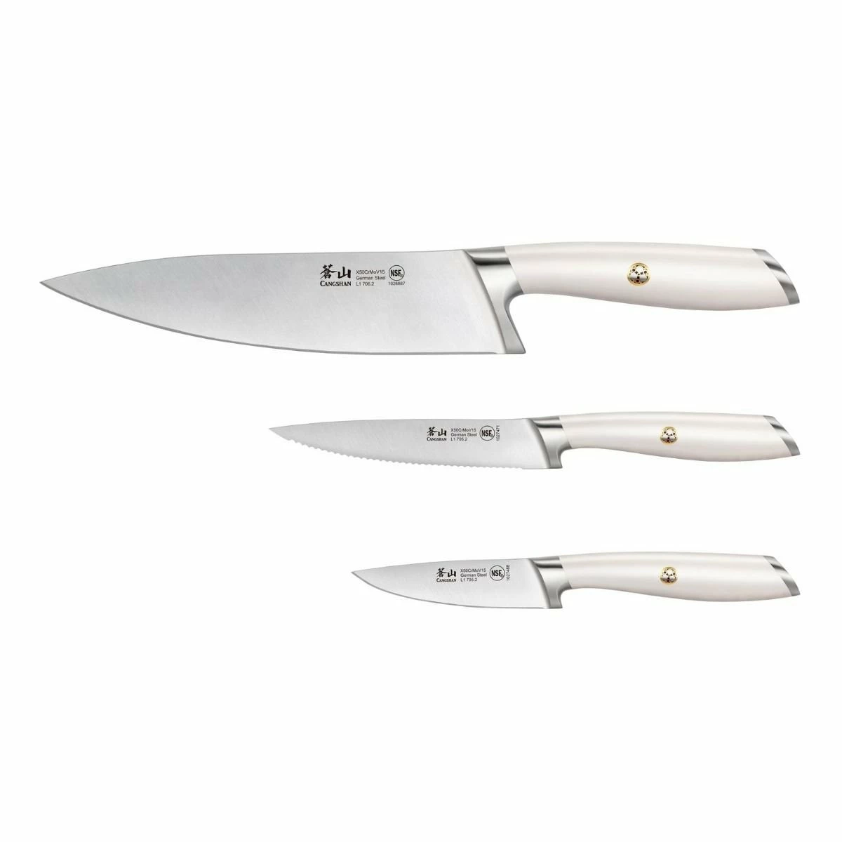Cangshan Cutlery L1 Series 3-Piece Starter Knife Set 2 Cangshan Cutlery L1 Series 3-Piece Starter Knife Set
