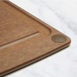 Epicurean All-in-One Series Cutting Board 10" × 7" | Nutmeg/Brown  -Outlet Knife Accessories Store nutmeg aio corner detail 2