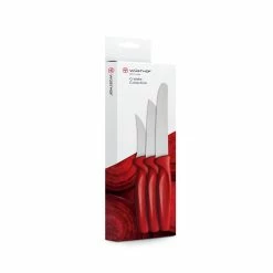 Wusthof Cutlery Wusthof Create 3-Piece Paring Knife Set | Red -Outlet Knife Accessories Store redcreate2