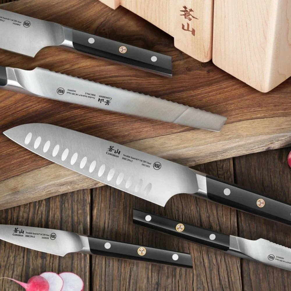 Cangshan Cutlery TC Series Denali 14-Piece Magnetic Knife Block Set 9 Cangshan Cutlery TC Series Denali 14-Piece Magnetic Knife Block Set - Image 7