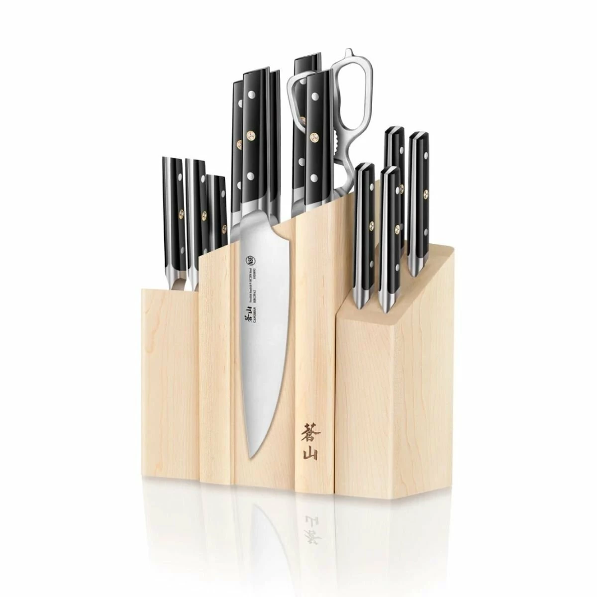 Cangshan Cutlery TC Series Denali 14-Piece Magnetic Knife Block Set 3 Cangshan Cutlery TC Series Denali 14-Piece Magnetic Knife Block Set