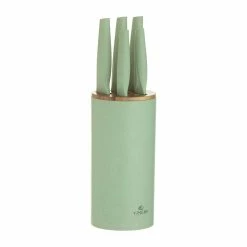 Viners Organic Green Knife Block Set | 6-Piece