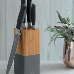 Viners Horizon 6-Piece Knife Block Set |Grey 10 Viners Horizon 6-Piece Knife Block Set |Grey -Outlet Knife Accessories Store viners horizon grey 1