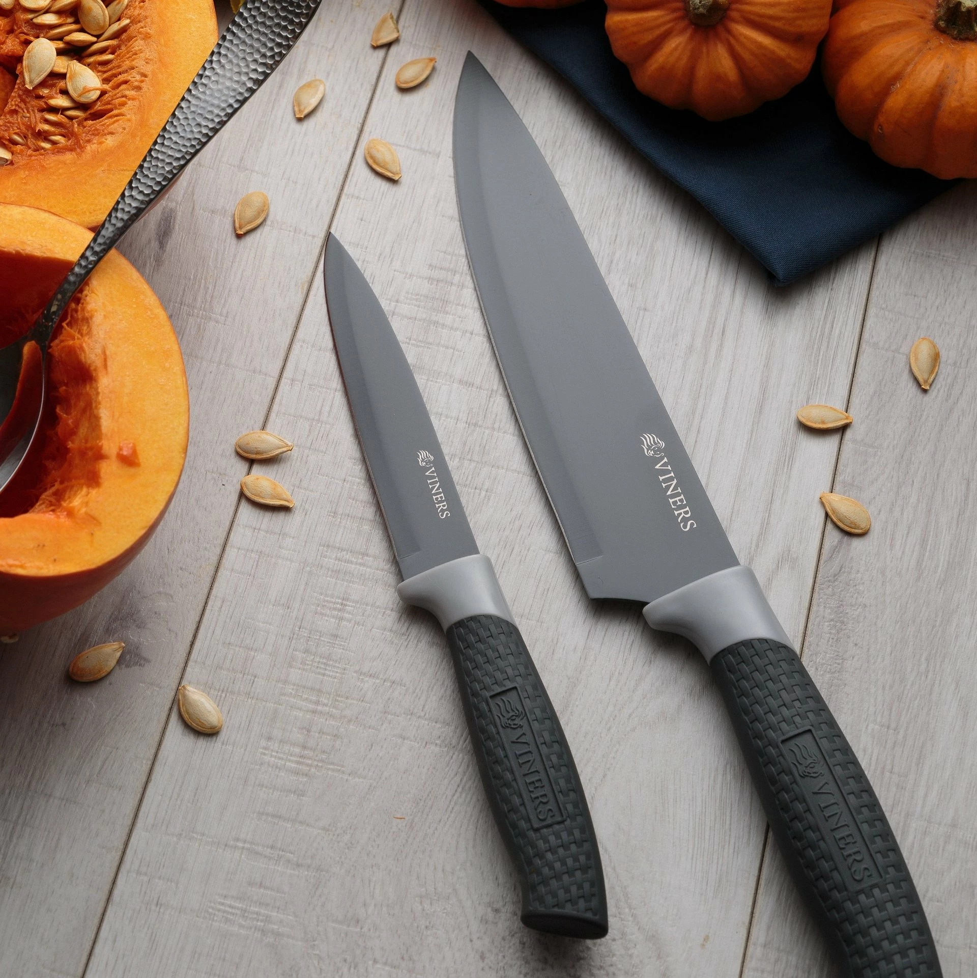 Viners Horizon 6-Piece Knife Block Set |Grey 5 Viners Horizon 6-Piece Knife Block Set |Grey - Image 3