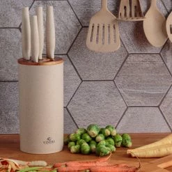 Viners Organic Natural Knife Block Set | 6-Piece 9 Viners Organic Natural Knife Block Set | 6-Piece -Outlet Knife Accessories Store viners organic utensils christmas 2