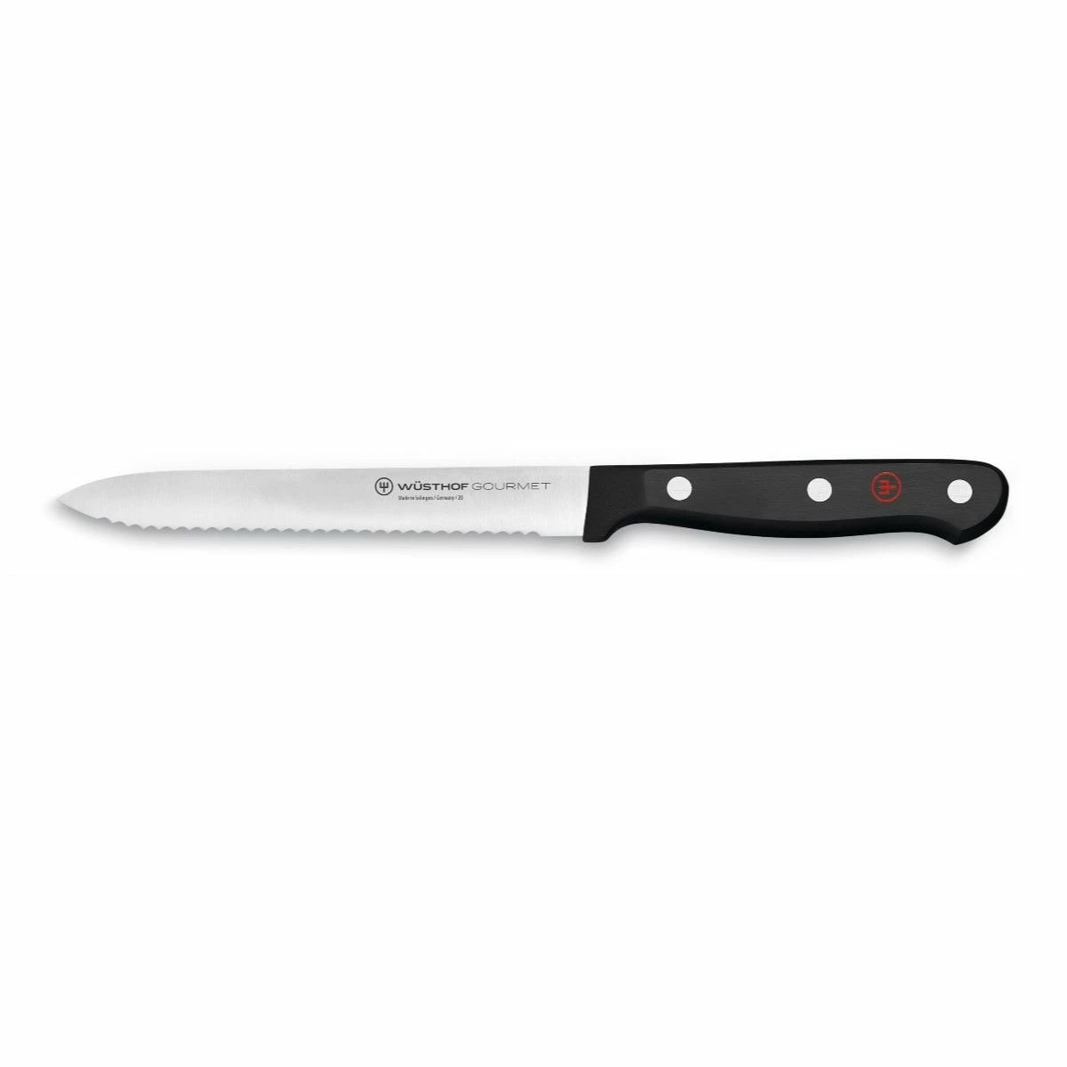 Wusthof Cutlery Wusthof Gourmet 5" Utility Knife | Serrated 3 Wusthof Cutlery Wusthof Gourmet 5" Utility Knife | Serrated