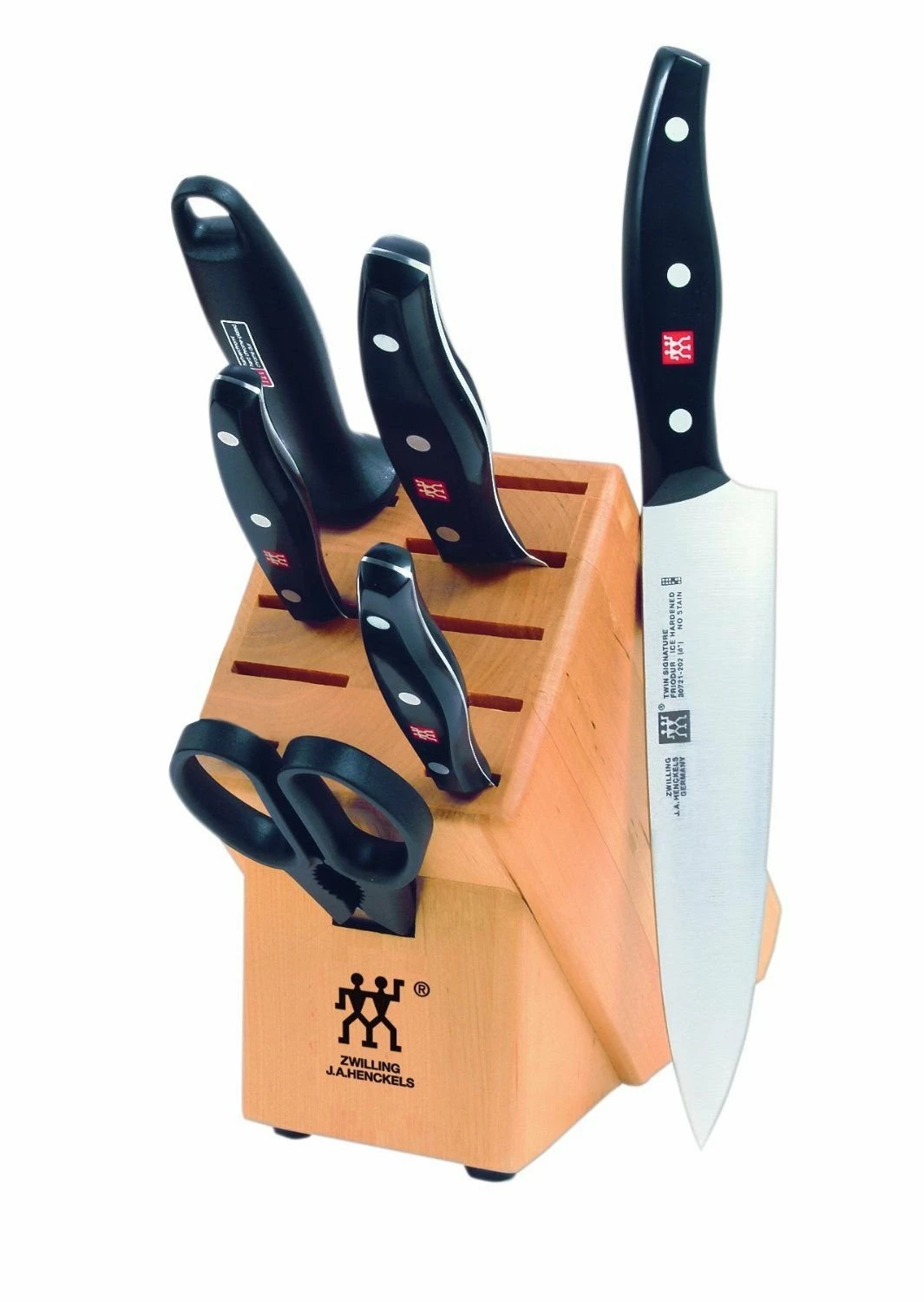 Zwilling J.A. Henckels TWIN Signature 7pc Knife Block Set 3 Zwilling J.A. Henckels TWIN Signature 7pc Knife Block Set
